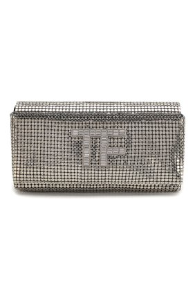Женский сумка tf mini TOM FORD серебряного цвета по цене 210000 руб., арт. L1282P-ISY001 | Фото 1 Женский сумка tf mini TOM FORD серебряного цвета, арт. L1282P-ISY001 | Фото 1