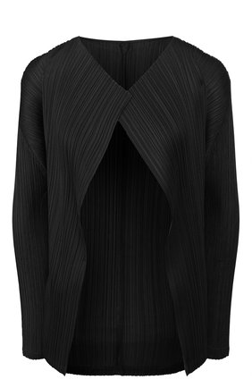 Женский кардиган ISSEY MIYAKE черного цвета по цене 29650 руб., арт. PP06-J0182 | Фото 1 Женский кардиган ISSEY MIYAKE черного цвета, арт. PP06-J0182 | Фото 1