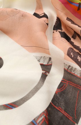 Женский платок loewe x paula's ibiza LOEWE разноцветного цвета по цене 42000 руб., арт. F000912X02 | Фото 2 Женский платок loewe x paula's ibiza LOEWE разноцветного цвета, арт. F000912X02 | Фото 2