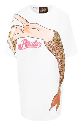 Женская футболка loewe x paula's ibiza LOEWE белого цвета по цене 32950 руб., арт. S616341X16 | Фото 1 Женская футболка loewe x paula's ibiza LOEWE белого цвета, арт. S616341X16 | Фото 1