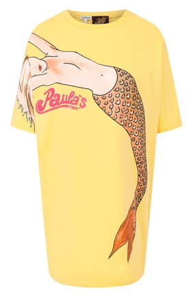 Женская футболка loewe x paula's ibiza LOEWE желтого цвета по цене 29950 руб., арт. S616341X16 | Фото 1 Женская футболка loewe x paula's ibiza LOEWE желтого цвета, арт. S616341X16 | Фото 1
