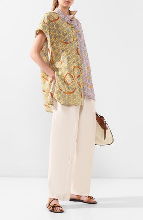 Женская блузка loewe x paula's ibiza LOEWE разноцветного цвета по цене 52500 руб., арт. S616337X06 | Фото 2 Женская блузка loewe x paula's ibiza LOEWE разноцветного цвета, арт. S616337X06 | Фото 2