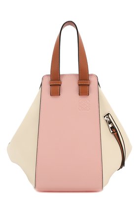 Женская сумка hammock small loewe x paula's ibiza LOEWE розового цвета по цене 188000 руб., арт. 387.30YS35 | Фото 1 Женская сумка hammock small loewe x paula's ibiza LOEWE розового цвета, арт. 387.30YS35 | Фото 1