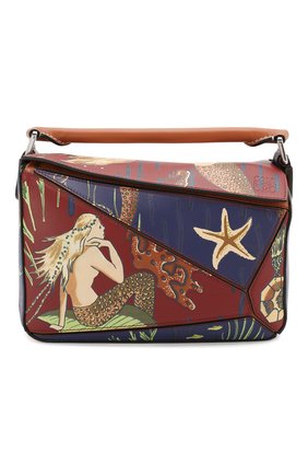 Женская сумка puzzle small loewe x paula's ibiza LOEWE темно-синего цвета по цене 229500 руб., арт. 328.06.S21 | Фото 1 Женская сумка puzzle small loewe x paula's ibiza LOEWE темно-синего цвета, арт. 328.06.S21 | Фото 1
