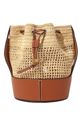 Женская сумка balloon loewe x paula's ibiza LOEWE бежевого цвета по цене 165500 руб., арт. 326.20AC31 | Фото 1 Женская сумка balloon loewe x paula's ibiza LOEWE бежевого цвета, арт. 326.20AC31 | Фото 1