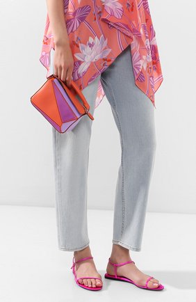 Женская сумка puzzle mini loewe x paula's ibiza LOEWE оранжевого цвета по цене 137500 руб., арт. 322.35FU95 | Фото 2 Женская сумка puzzle mini loewe x paula's ibiza LOEWE оранжевого цвета, арт. 322.35FU95 | Фото 2