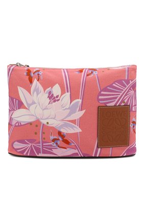 Женский клатч loewe x paula's ibiza LOEWE розового цвета по цене 32750 руб., арт. 128.17AC63 | Фото 1 Женский клатч loewe x paula's ibiza LOEWE розового цвета, арт. 128.17AC63 | Фото 1