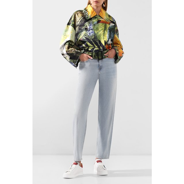 фото Кожаные кеды portofino dolce & gabbana