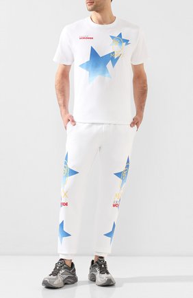 Мужская хлопковая футболка BAPE белого цвета по цене 7455 руб., арт. 1G30110089 | Фото 2 Мужская хлопковая футболка BAPE белого цвета, арт. 1G30110089 | Фото 2