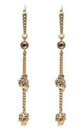 Женские серьги ALEXANDER MCQUEEN золотого цвета по цене 33350 руб., арт. 550500/J160K | Фото 1 Женские серьги ALEXANDER MCQUEEN золотого цвета, арт. 550500/J160K | Фото 1