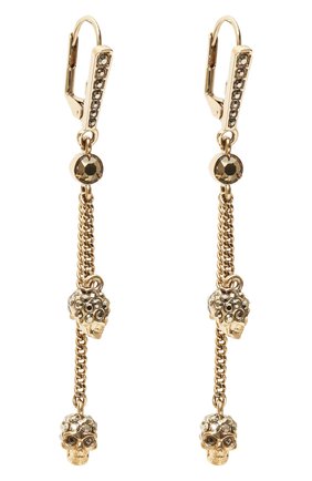 Женские серьги ALEXANDER MCQUEEN золотого цвета по цене 33350 руб., арт. 550500/J160K | Фото 2 Женские серьги ALEXANDER MCQUEEN золотого цвета, арт. 550500/J160K | Фото 2
