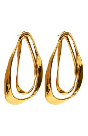 Женские серьги ALEXANDER MCQUEEN золотого цвета по цене 56950 руб., арт. 630095/J160T | Фото 2 Женские серьги ALEXANDER MCQUEEN золотого цвета, арт. 630095/J160T | Фото 2