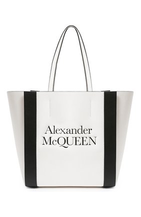 Женская сумка-шопер ALEXANDER MCQUEEN белого цвета по цене 69950 руб., арт. 630773/1X3G1 | Фото 1 Женская сумка-шопер ALEXANDER MCQUEEN белого цвета, арт. 630773/1X3G1 | Фото 1