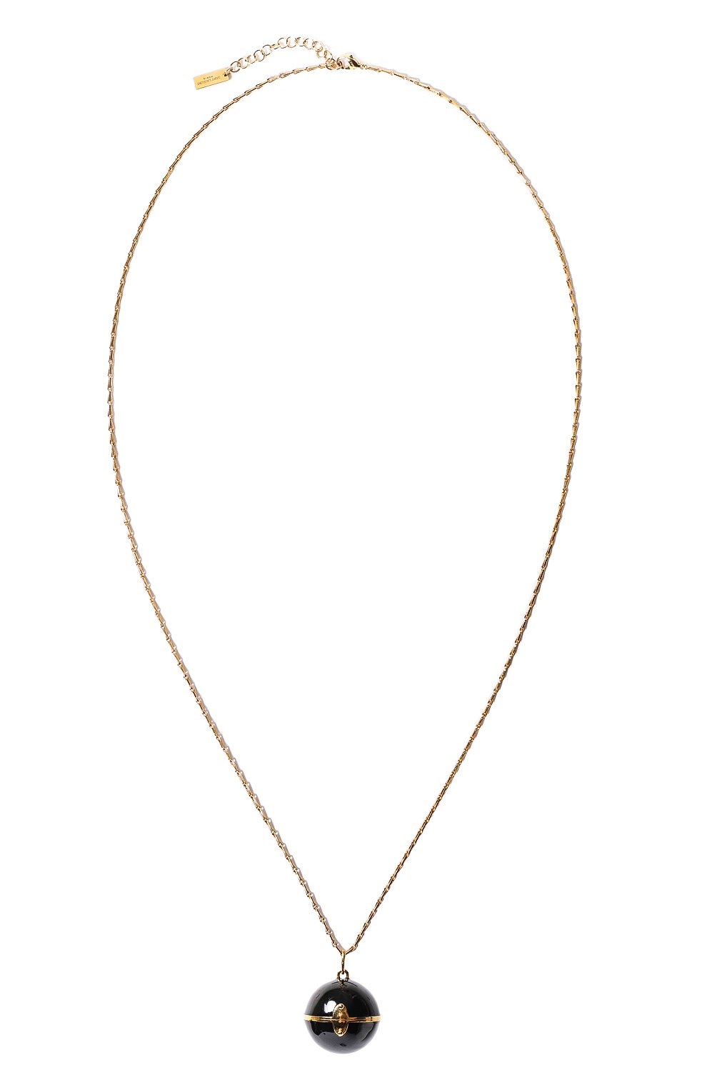 Женское кулон на цепочке SAINT LAURENT золотого цвета, арт. 632072/Y1521 | Фото 1