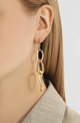 Женские серьги EXCLAIM золотого цвета по цене 7580 руб., арт. 035G2668E | Фото 2 Женские серьги EXCLAIM золотого цвета, арт. 035G2668E | Фото 2