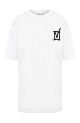 Женская хлопковая футболка VETEMENTS белого цвета по цене 32050 руб., арт. UAH21TR513 1600/W | Фото 1 Женская хлопковая футболка VETEMENTS белого цвета, арт. UAH21TR513 1600/W | Фото 1