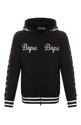 Мужская толстовка BAPE черного цвета по цене 32900 руб., арт. 1G30115015 | Фото 1 Мужская толстовка BAPE черного цвета, арт. 1G30115015 | Фото 1