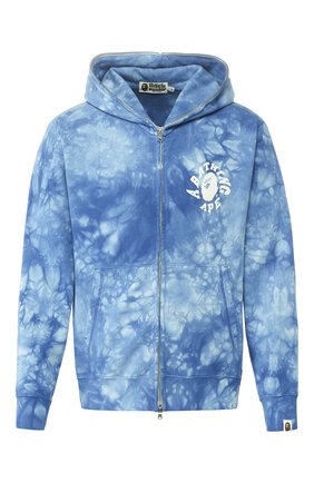 Мужская хлопковая толстовка BAPE синего цвета по цене 27550 руб., арт. 1G30115010 | Фото 1 Мужская хлопковая толстовка BAPE синего цвета, арт. 1G30115010 | Фото 1