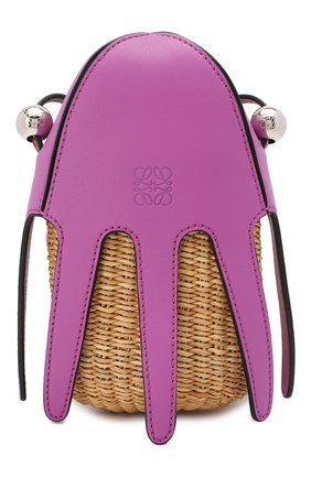 Женская сумка square basket loewe x paula's ibiza LOEWE фуксия цвета по цене 68750 руб., арт. A623093X01 | Фото 1 Женская сумка square basket loewe x paula's ibiza LOEWE фуксия цвета, арт. A623093X01 | Фото 1