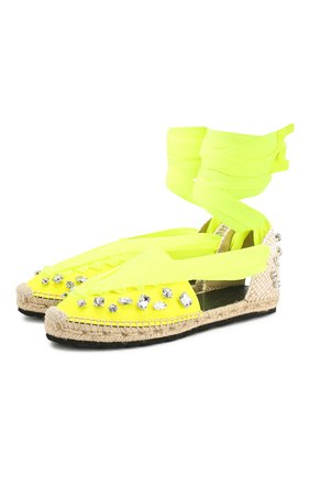 Женские текстильные эспадрильи loewe x paula's ibiza LOEWE желтого цвета по цене 46300 руб., арт. L000283X03 | Фото 1 Женские текстильные эспадрильи loewe x paula's ibiza LOEWE желтого цвета, арт. L000283X03 | Фото 1