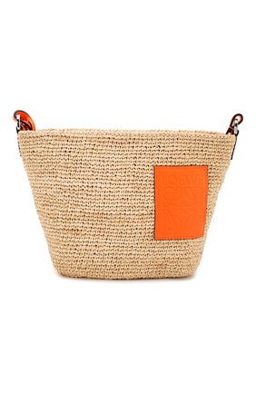 Женская сумка pochette loewe x paula's ibiza LOEWE оранжевого цвета по цене 45050 руб., арт. A689W10X03 | Фото 1 Женская сумка pochette loewe x paula's ibiza LOEWE оранжевого цвета, арт. A689W10X03 | Фото 1