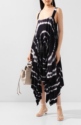 Женское хлопковое платье loewe x paula's ibiza LOEWE черно-белого цвета по цене 82900 руб., арт. S616341X14 | Фото 2 Женское хлопковое платье loewe x paula's ibiza LOEWE черно-белого цвета, арт. S616341X14 | Фото 2