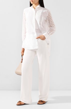 Женская хлопковая рубашка loewe x paula's ibiza LOEWE белого цвета по цене 86450 руб., арт. S616337X09 | Фото 2 Женская хлопковая рубашка loewe x paula's ibiza LOEWE белого цвета, арт. S616337X09 | Фото 2