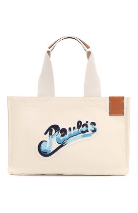 Женская сумка cabas loewe x paula's ibiza LOEWE кремвого цвета по цене 57600 руб., арт. A716C68X02 | Фото 1 Женская сумка cabas loewe x paula's ibiza LOEWE кремвого цвета, арт. A716C68X02 | Фото 1