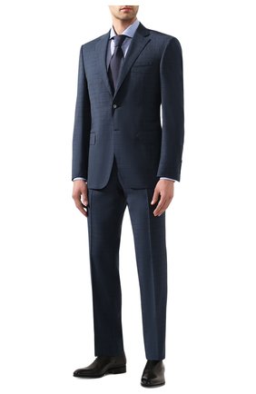 Мужская сорочка из хлопка и льна CORNELIANI синего цвета по цене 22200 руб., арт. 85P002-0111616/00 | Фото 2 Мужская сорочка из хлопка и льна CORNELIANI синего цвета, арт. 85P002-0111616/00 | Фото 2