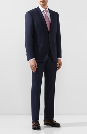 Мужской шерстяной костюм CANALI темно-синего цвета по цене 152500 руб., арт. 11280/19/BF02776 | Фото 1 Мужской шерстяной костюм CANALI темно-синего цвета, арт. 11280/19/BF02776 | Фото 1