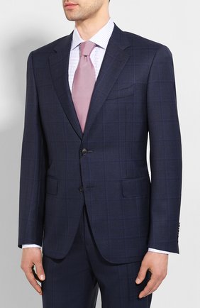 Мужской шерстяной костюм CANALI темно-синего цвета по цене 152500 руб., арт. 11280/19/BF02776 | Фото 2 Мужской шерстяной костюм CANALI темно-синего цвета, арт. 11280/19/BF02776 | Фото 2