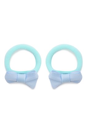 Детская комплект из двух резинок small bow JUNEFEE голубого цвета по цене 790 руб., арт. 5509 | Фото 1 Детская комплект из двух резинок small bow JUNEFEE голубого цвета, арт. 5509 | Фото 1
