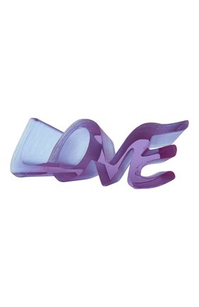 Скульптура true love DAUM фиолетового цвета по цене 0 руб., арт. 05594-2 | Фото 1 Скульптура true love DAUM фиолетового цвета, арт. 05594-2 | Фото 1 (Интерьер_коллекция: Love; Ограничения доставки: fragile-2)
