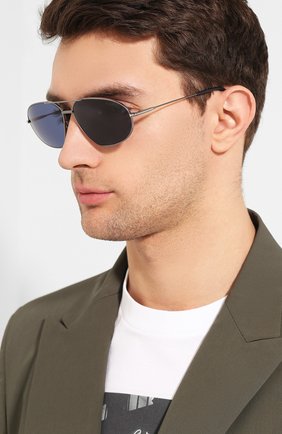 Мужские солнцезащитные очки TOM FORD черного цвета по цене 22150 руб., арт. TF771 08V | Фото 2 Мужские солнцезащитные очки TOM FORD черного цвета, арт. TF771 08V | Фото 2