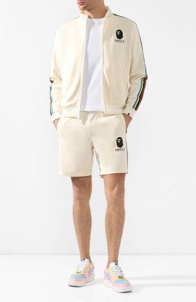Мужские шорты BAPE бежевого цвета по цене 14900 руб., арт. 1G30153009 | Фото 2 Мужские шорты BAPE бежевого цвета, арт. 1G30153009 | Фото 2