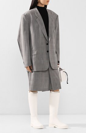 Женские кожаные сапоги ANN DEMEULEMEESTER белого цвета по цене 67300 руб., арт. 2013-2800-W-356-002 | Фото 2 Женские кожаные сапоги ANN DEMEULEMEESTER белого цвета, арт. 2013-2800-W-356-002 | Фото 2