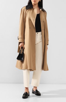 Женские кожаные пенни-лоферы pierre SAINT LAURENT черного цвета по цене 47800 руб., арт. 620081/1VRVV | Фото 2 Женские кожаные пенни-лоферы pierre SAINT LAURENT черного цвета, арт. 620081/1VRVV | Фото 2