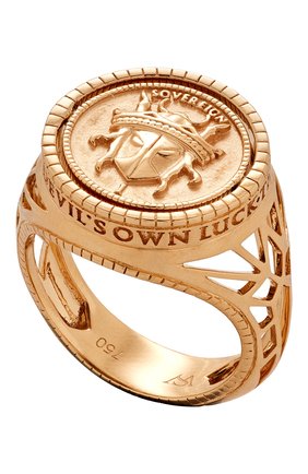 Мужское кольцо STEPHEN WEBSTER бесцветного цвета, арт. 3021680 | Фото 1 (Материал сплава: Желтое золото; Драгоценные камни: Без драгоценных камней)