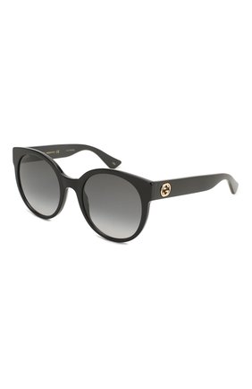 Женские солнцезащитные очки GUCCI черного цвета по цене 28500 руб., арт. GG0035 001 | Фото 1 Женские солнцезащитные очки GUCCI черного цвета, арт. GG0035 001 | Фото 1
