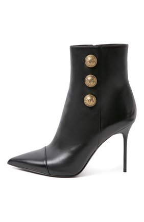Женские кожаные ботильоны BALMAIN черного цвета по цене 79250 руб., арт. UN1C522/LGDB | Фото 2 Женские кожаные ботильоны BALMAIN черного цвета, арт. UN1C522/LGDB | Фото 2