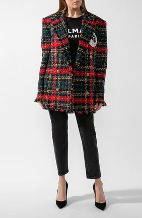 Женские джинсы BALMAIN темно-серого цвета по цене 79200 руб., арт. UF15515/D047 | Фото 1 Женские джинсы BALMAIN темно-серого цвета, арт. UF15515/D047 | Фото 1