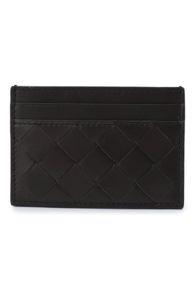 Женский кожаный футляр для кредитных карт BOTTEGA VENETA темно-коричневого цвета по цене 19450 руб., арт. 635064/VCPQ3 | Фото 1 Женский кожаный футляр для кредитных карт BOTTEGA VENETA темно-коричневого цвета, арт. 635064/VCPQ3 | Фото 1