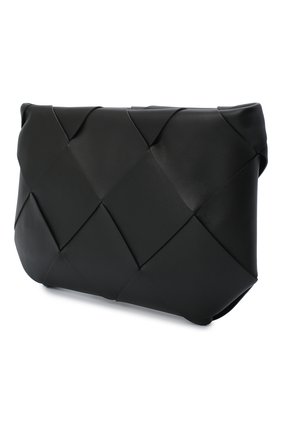 Женская кожаная косметичка BOTTEGA VENETA черного цвета по цене 115500 руб., арт. 577771/VMAY4 | Фото 2 Женская кожаная косметичка BOTTEGA VENETA черного цвета, арт. 577771/VMAY4 | Фото 2