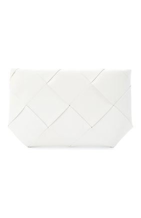 Женская кожаная косметичка BOTTEGA VENETA белого цвета по цене 115500 руб., арт. 577771/VMAY4 | Фото 1 Женская кожаная косметичка BOTTEGA VENETA белого цвета, арт. 577771/VMAY4 | Фото 1