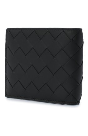 Мужской кожаное портмоне BOTTEGA VENETA черного цвета по цене 35100 руб., арт. 605721/VCPQ4 | Фото 2 Мужской кожаное портмоне BOTTEGA VENETA черного цвета, арт. 605721/VCPQ4 | Фото 2