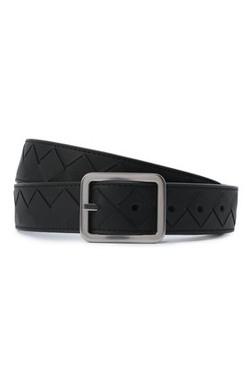 Мужской кожаный ремень BOTTEGA VENETA черного цвета по цене 43300 руб., арт. 611392/VCPQ1 | Фото 1 Мужской кожаный ремень BOTTEGA VENETA черного цвета, арт. 611392/VCPQ1 | Фото 1