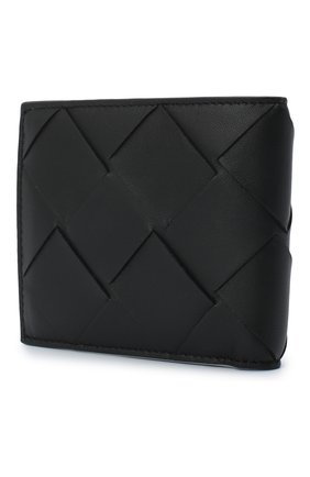 Мужской кожаное портмоне BOTTEGA VENETA черного цвета по цене 37550 руб., арт. 113993/VCQT1 | Фото 2 Мужской кожаное портмоне BOTTEGA VENETA черного цвета, арт. 113993/VCQT1 | Фото 2