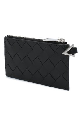 Мужской кожаный футляр для кредитных карт BOTTEGA VENETA черного цвета по цене 37550 руб., арт. 619200/VCPQ3 | Фото 2 Мужской кожаный футляр для кредитных карт BOTTEGA VENETA черного цвета, арт. 619200/VCPQ3 | Фото 2