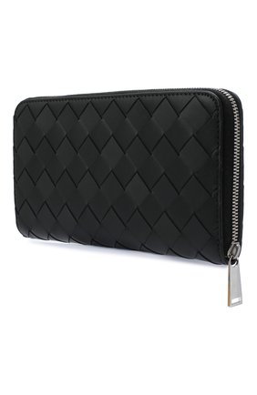 Мужской кожаное портмоне BOTTEGA VENETA черного цвета по цене 59900 руб., арт. 593217/VCPQ4 | Фото 2 Мужской кожаное портмоне BOTTEGA VENETA черного цвета, арт. 593217/VCPQ4 | Фото 2