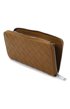 Мужской кожаное портмоне BOTTEGA VENETA коричневого цвета по цене 59900 руб., арт. 593217/VCPQ4 | Фото 3 Мужской кожаное портмоне BOTTEGA VENETA коричневого цвета, арт. 593217/VCPQ4 | Фото 3